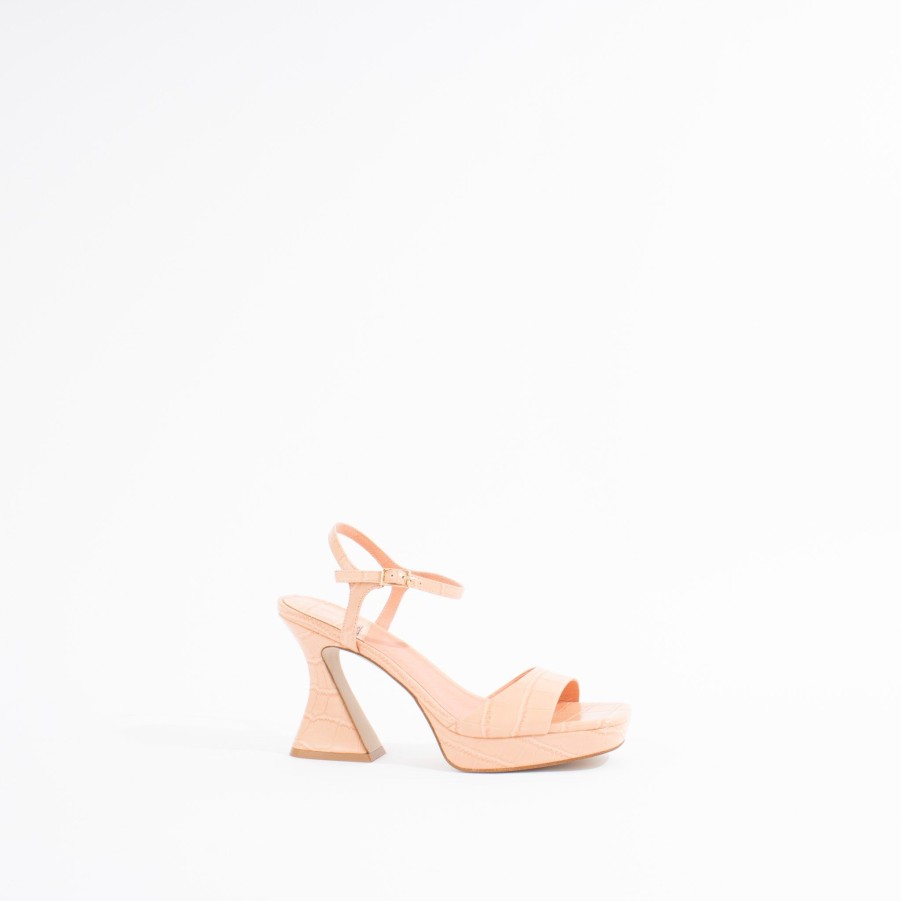 Wedges & Platforms JEFFREY CAMPBELL | Jadie | Peach Croco