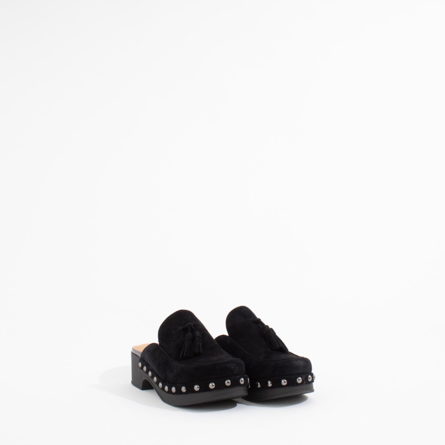 Mules & Slides L'AMOUR DES PIEDS | Gracen | Black Suede