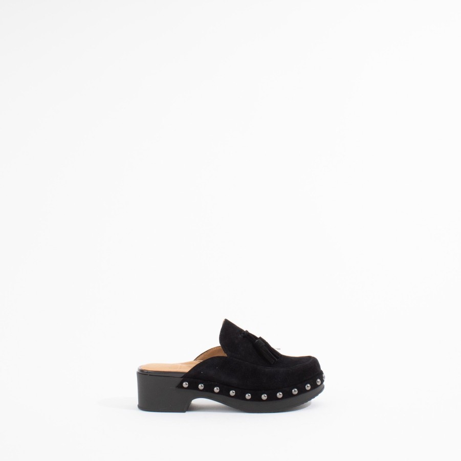 Mules & Slides L'AMOUR DES PIEDS | Gracen | Black Suede