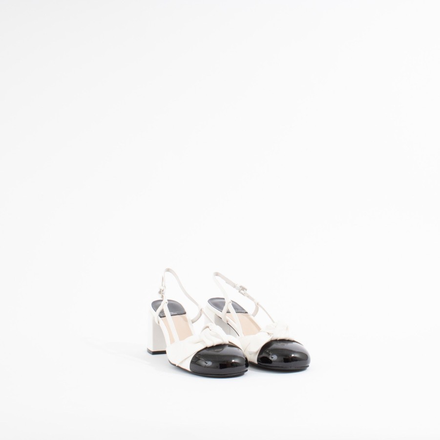 Heels JEFFREY CAMPBELL | Baby Doll | White/ Black Pat