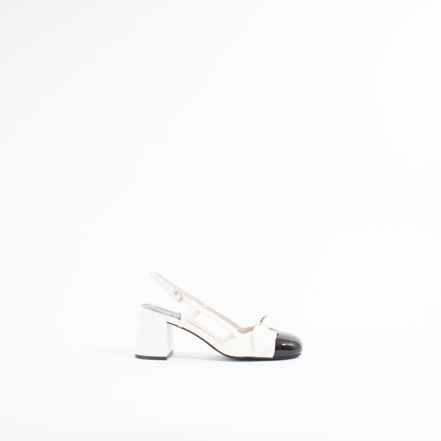 Heels JEFFREY CAMPBELL | Baby Doll | White/ Black Pat