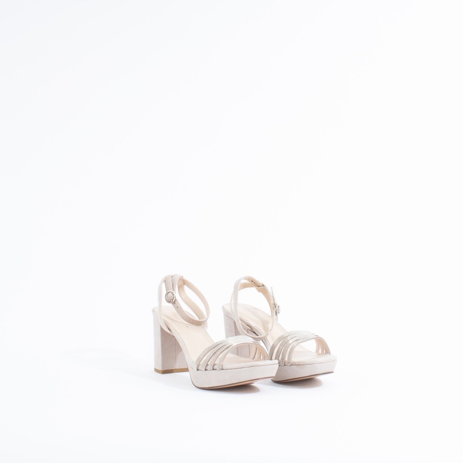 Wedges & Platforms PELLE MODA | Aliana | Dark Taupe Shimmer