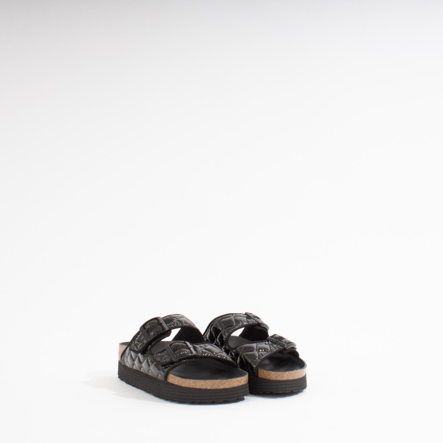 Sandals BIRKENSTOCK | Arizona Padded Platform | Black Patent