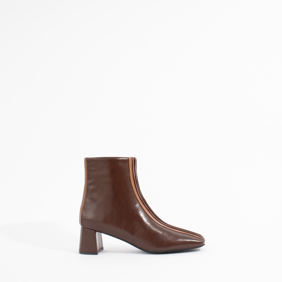 Boots & Booties JEFFREY CAMPBELL | Peace-Out | Brown/Tan Combo