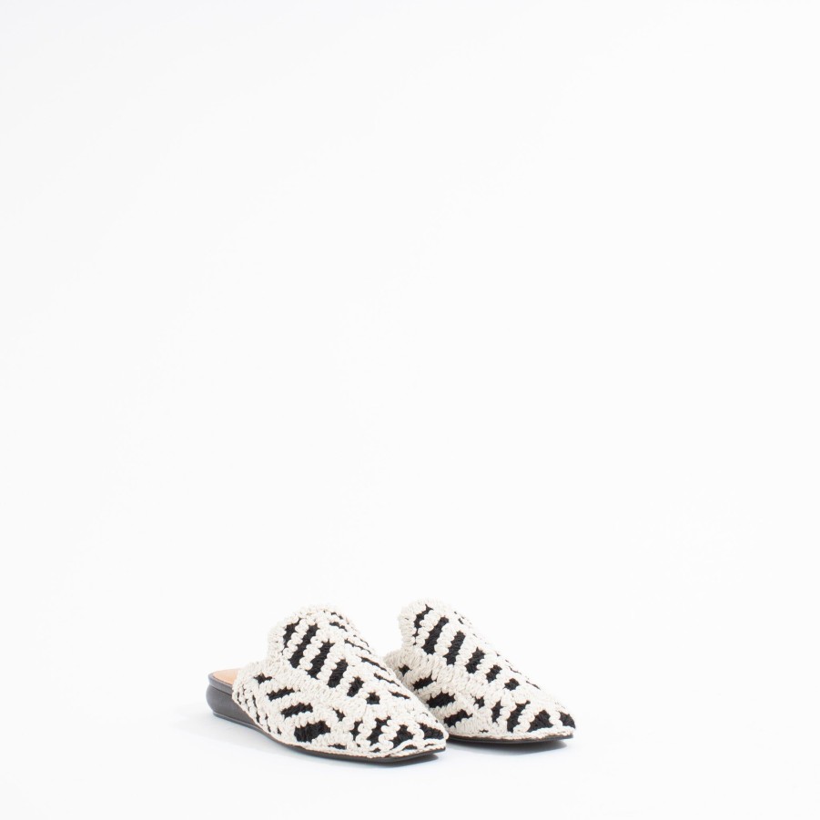 Mules & Slides CECELIA | Nelly | Blk/Wht