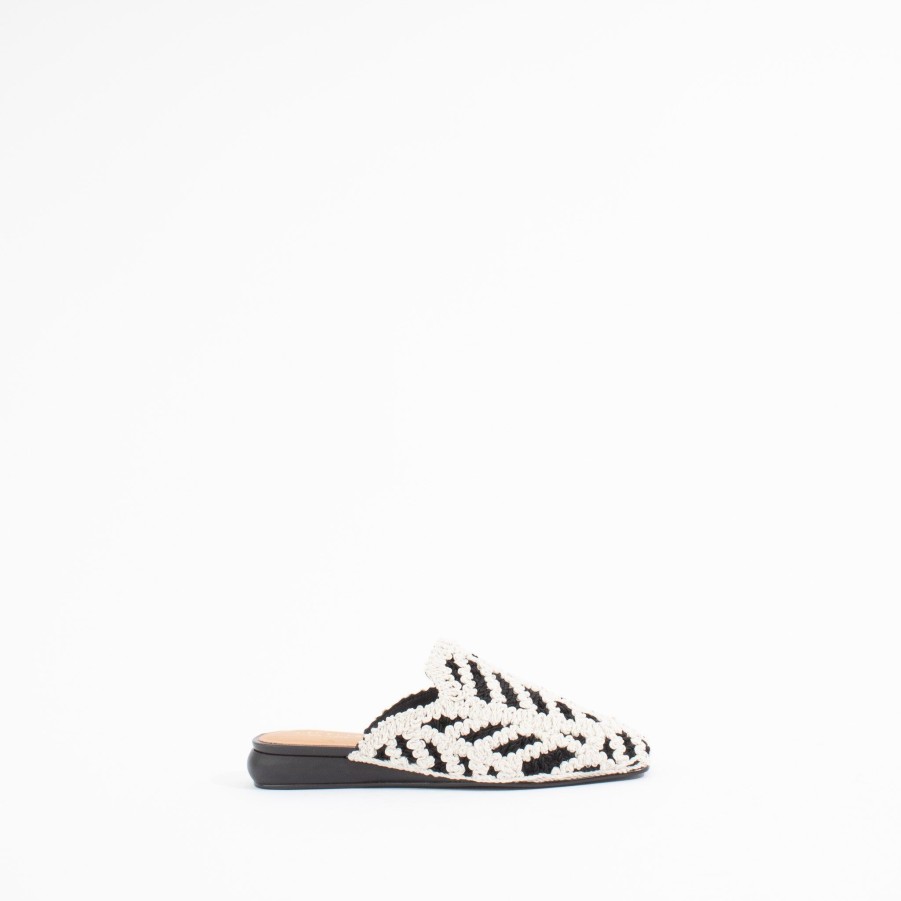 Mules & Slides CECELIA | Nelly | Blk/Wht