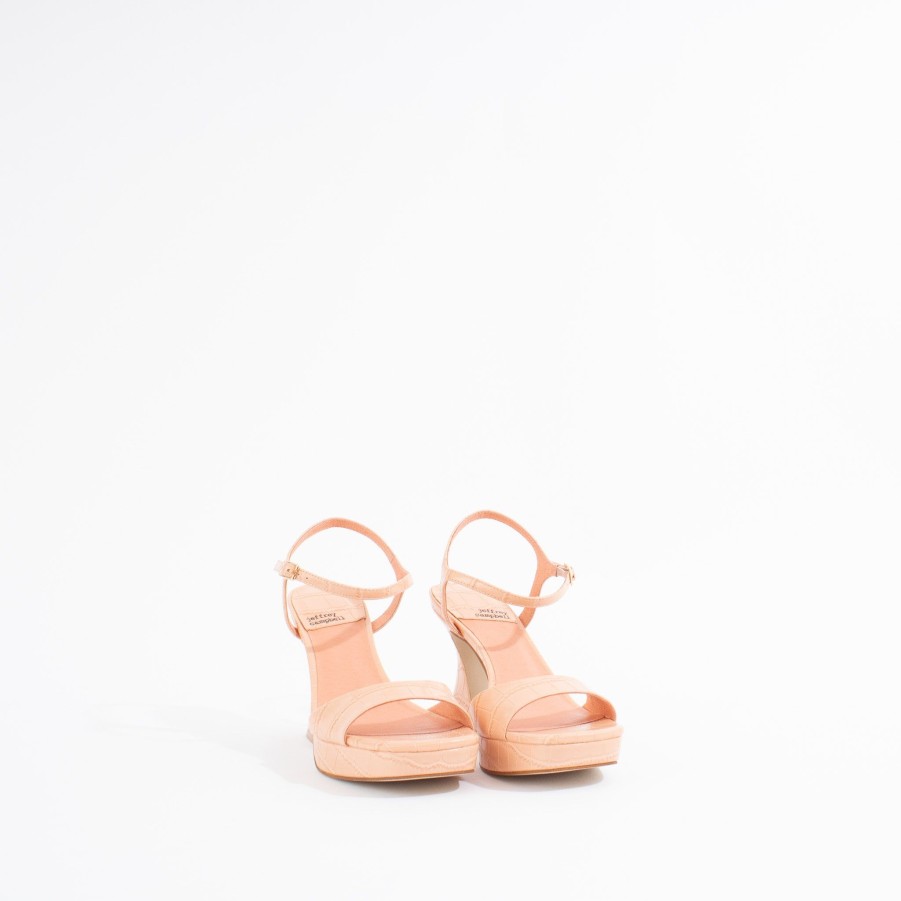 Sandals JEFFREY CAMPBELL | Jadie | Peach Croco