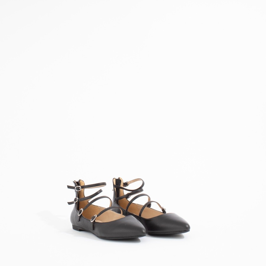 Flats SILENT D | Gilda | Black