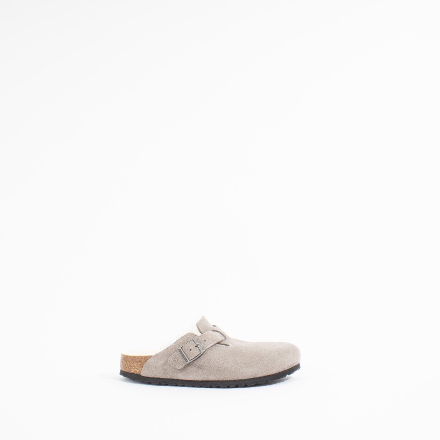 Flats BIRKENSTOCK | Boston Shearling | Stone Coin