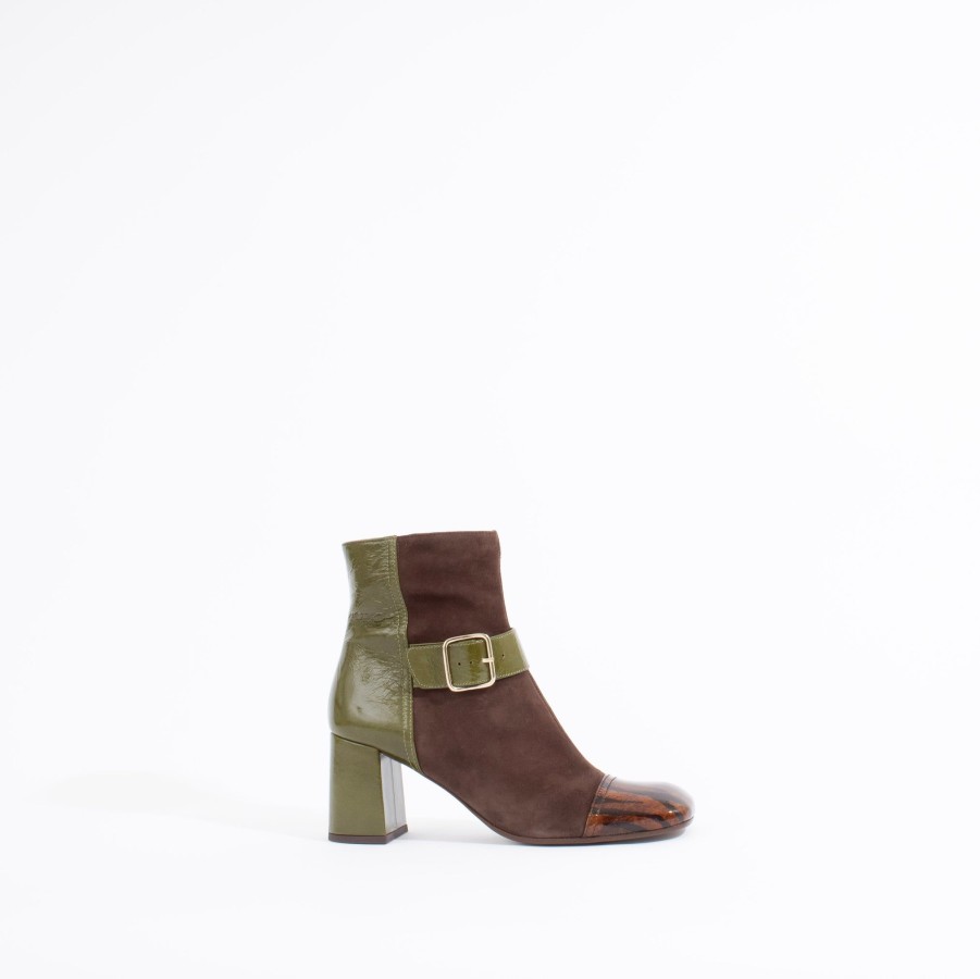 Heels CHIE MIHARA | Perico | Green/Tiger