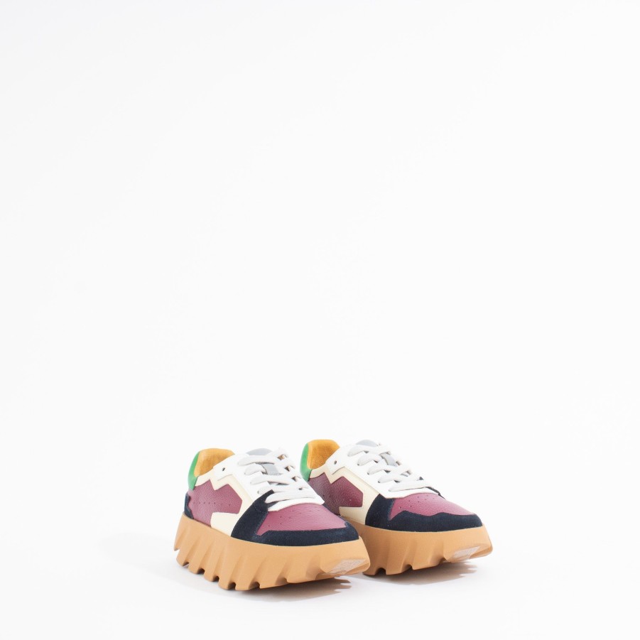 Sneakers 4CCCCEES | Tura Ori | Aubergine Out